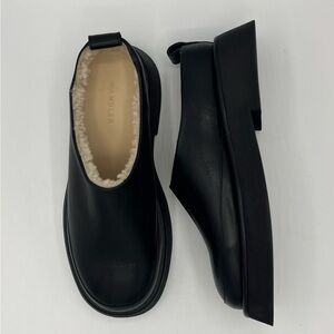 Wandler Rosa Lambskin Mules Shearling Lining 37.5